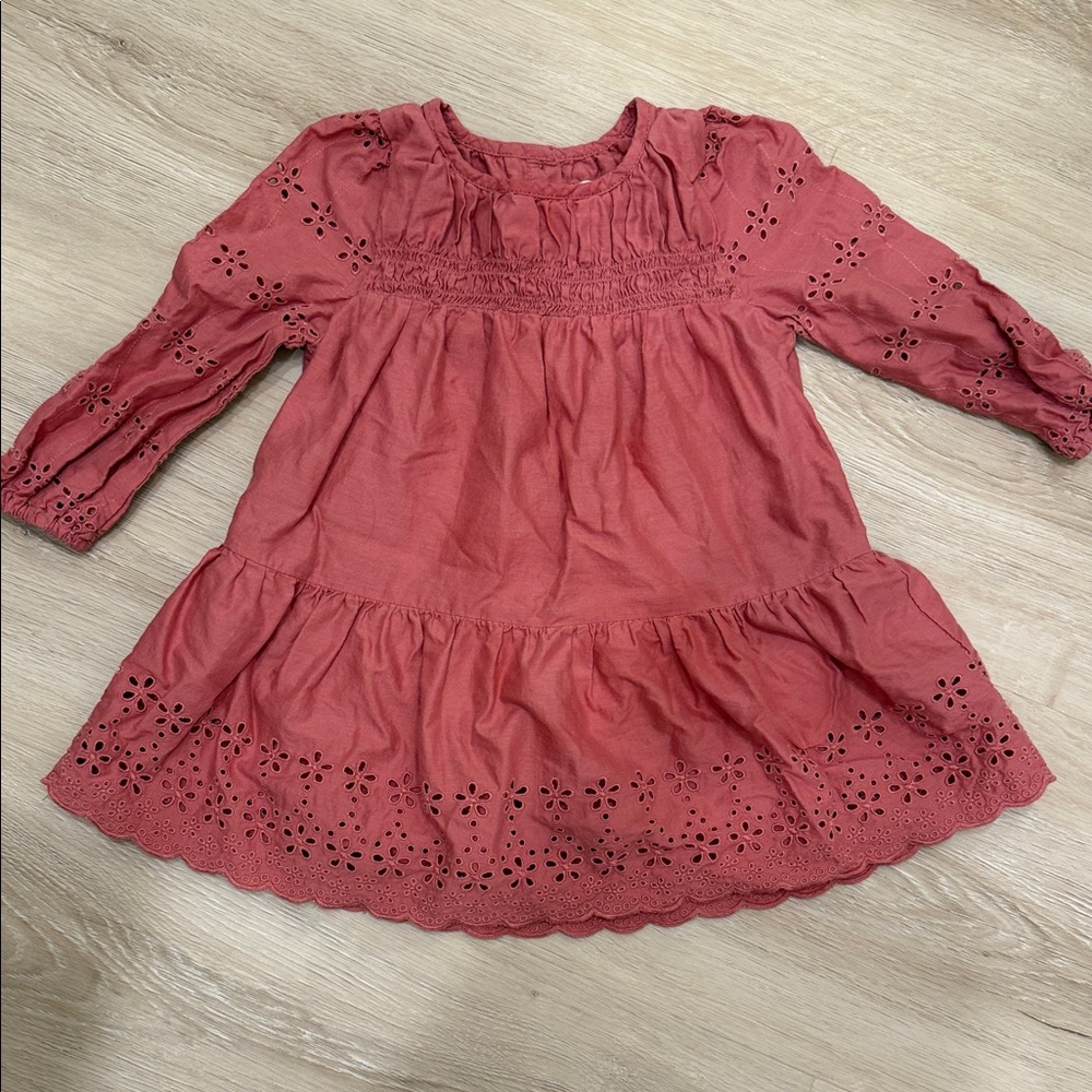 GAP Kids' Coral Eyelet Dress